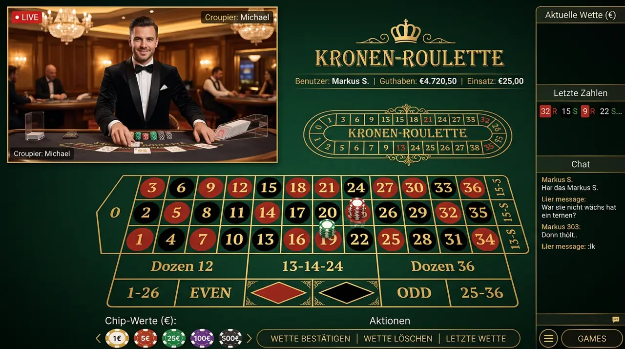 Live Casino im Mr West